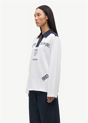 Sacooper ls polo 15512 Hvid Samsøe